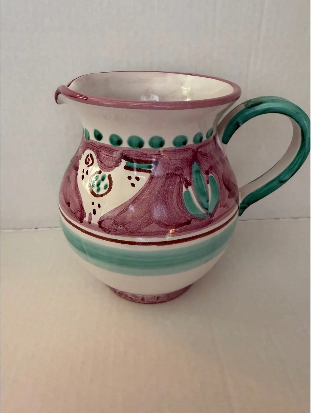Hand-made Italian Pitcher